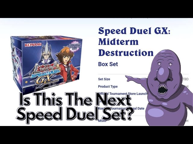 ICv2: Konami Announces 'Yu-Gi-Oh! TCG' 'Speed Duel GX: Midterm Destruction