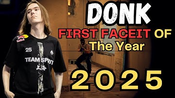 CS2 POV | DONK WITH AWP?! (20-9) (mirage) First Faceit in 2025