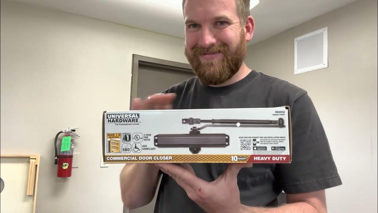 How To Install a Commercial Door Closer! YouTube