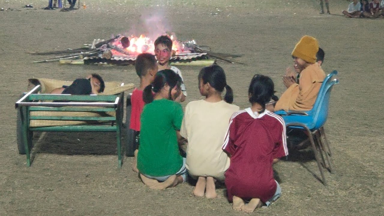 การแสดงรอบกองไฟ ชั้น ป.6 โรงเรียนบ้านแบง