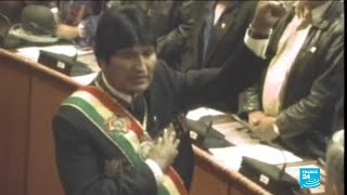 Evo Morales, premier président indigène de l'histoire la Bolivie