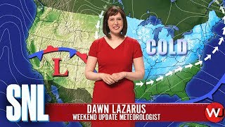 Weekend Update: Dawn Lazarus on Third Winter Storm - SNL