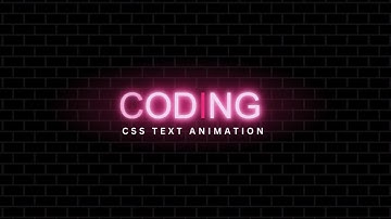 Glowing Text Animation CSS | CSS Glowing Effects