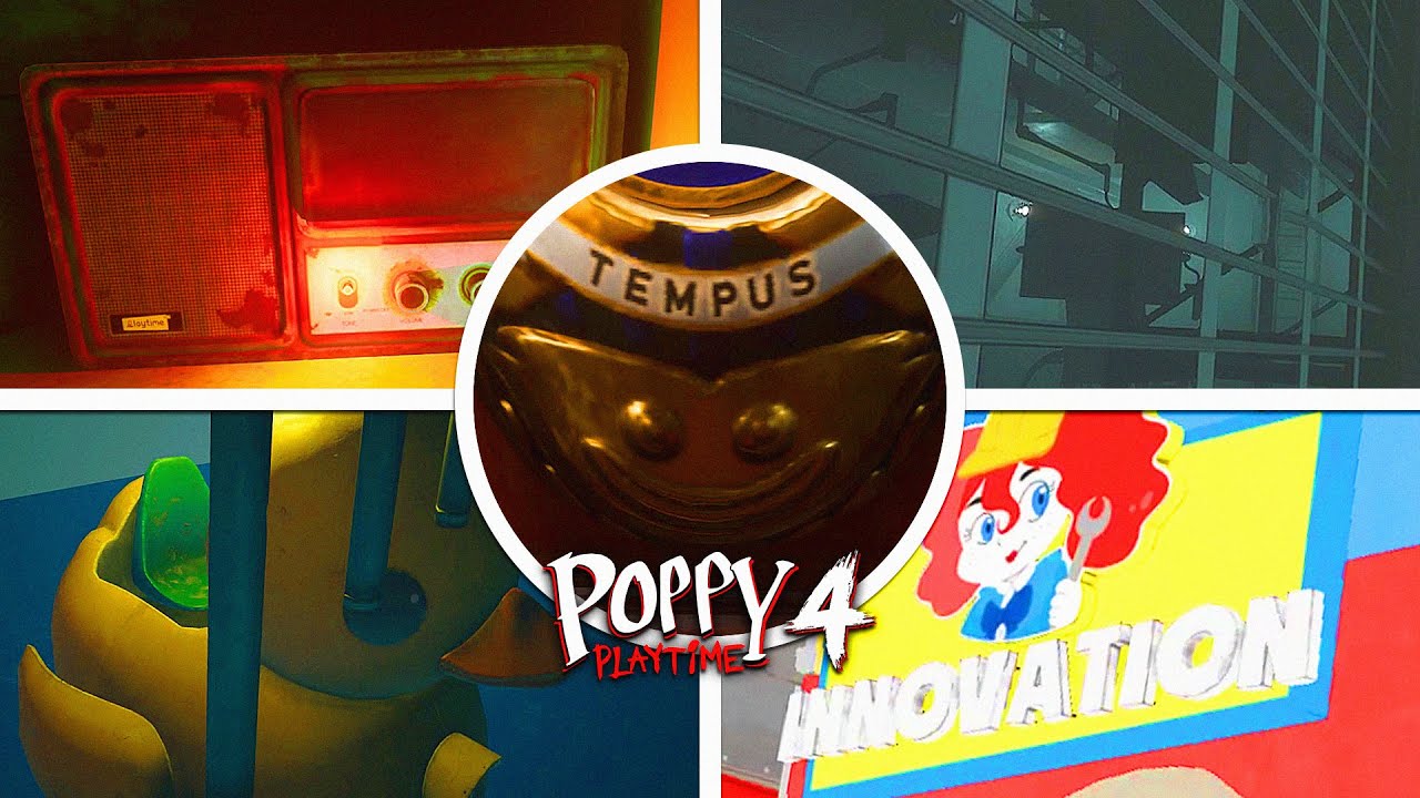 Poppy Playtime: Chapter 1-4 - ALL Secret Rooms & Levels (Showcase)