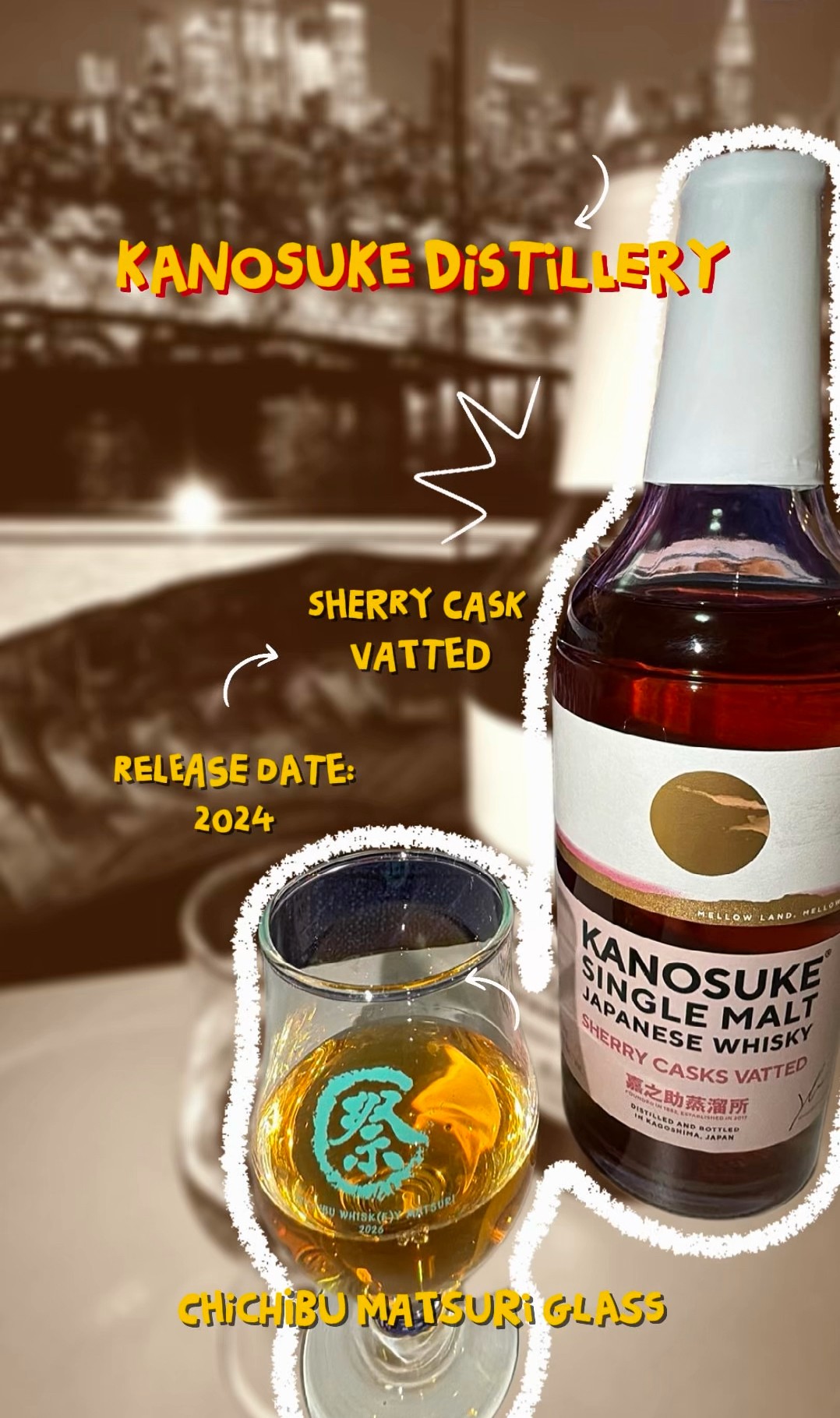 Kanosuke Sherry Cask Vatted Single Malt Whisky - Great Value