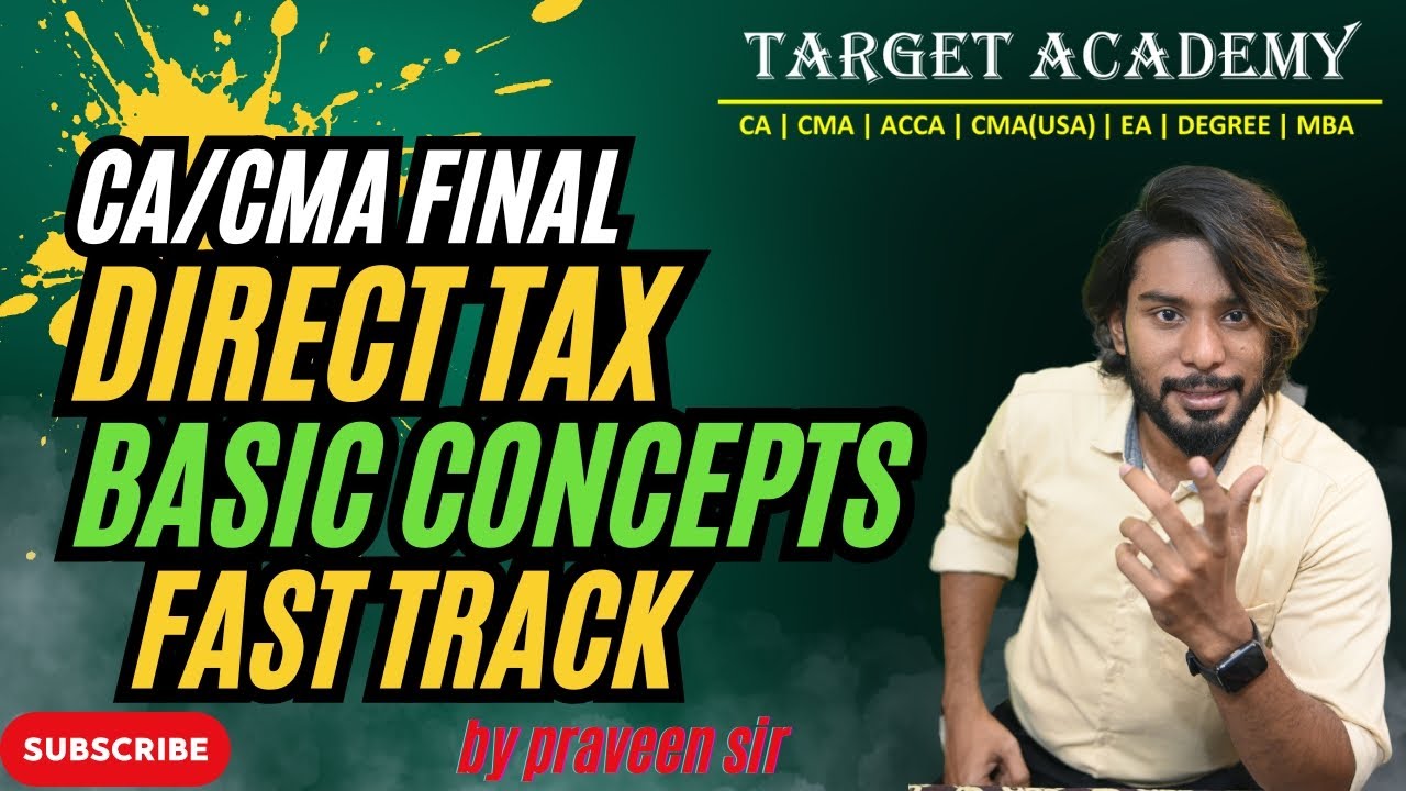 CA CMA FINAL DT CH 1 BASICS FAST TRACK#cma #ca #cmafinals #cafinal # ...
