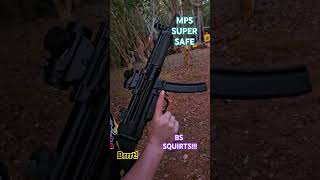 MP5 SuperSafe w/ AsDesigns lower with alot of BS SQUIRTS internals!! #airsoft #brrrt #MP5 #FYP # 👀
