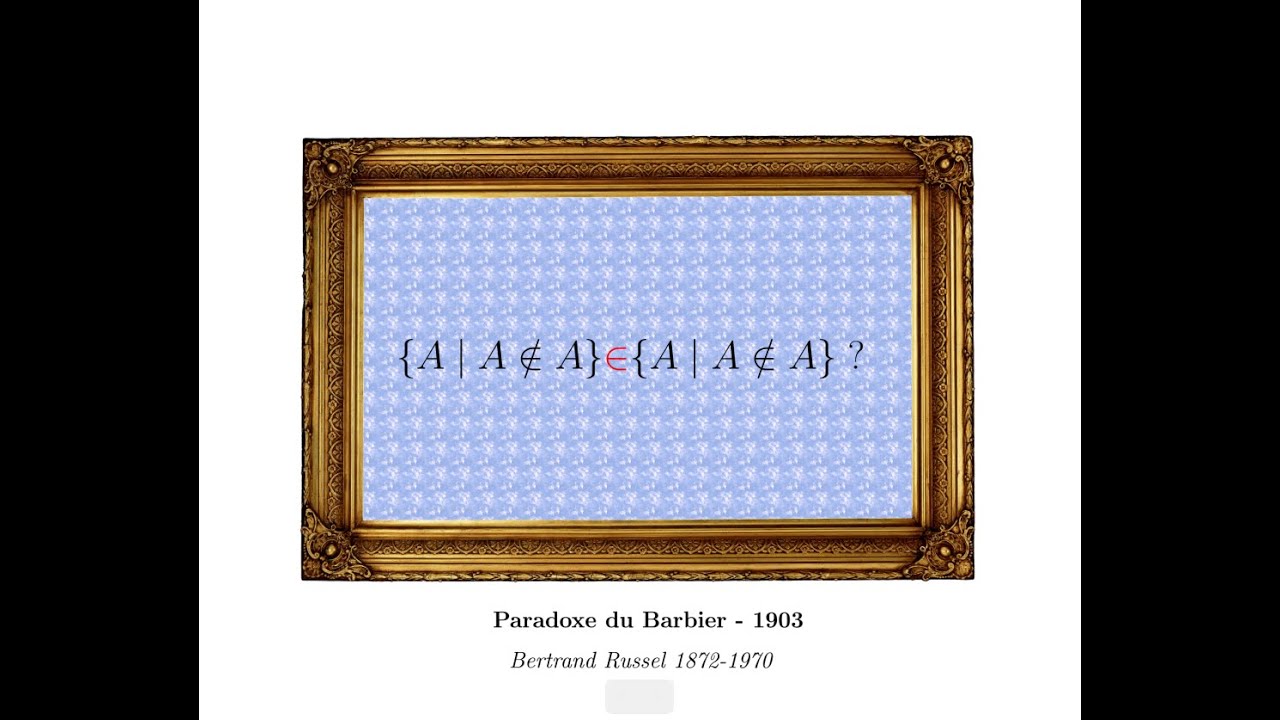 Le paradoxe du Barbier... de Molène. YouTube — free download