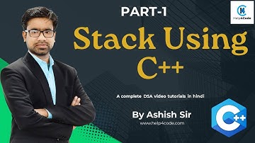 4 Stack implementation using c++ | Part 1 | #datastructureinhindi #cpp #dsaforbeginners