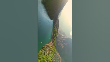 A Breathtaking Scene of the River with Mountains #4knature #mountains #scenes