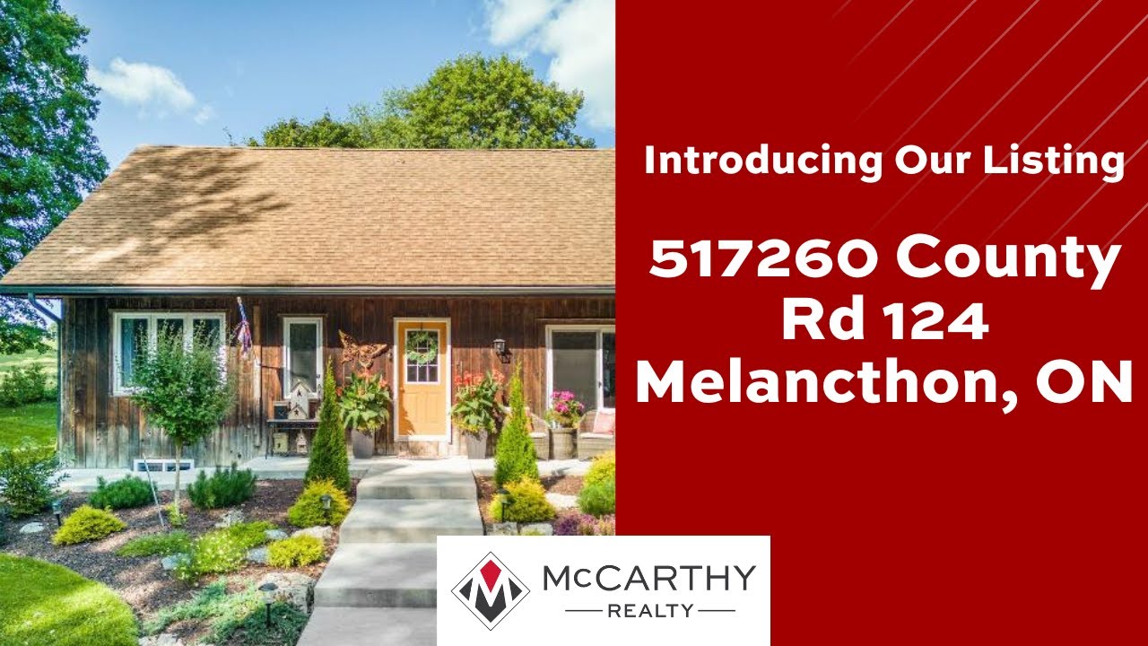 For Sale 517260 County Rd 124 Melancthon, ON YouTube