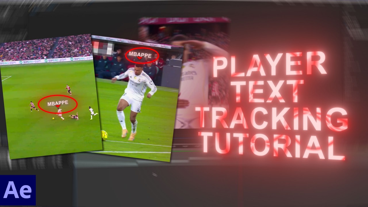 How to Track Text to Players in After Effects (Football Edits) - YouTube