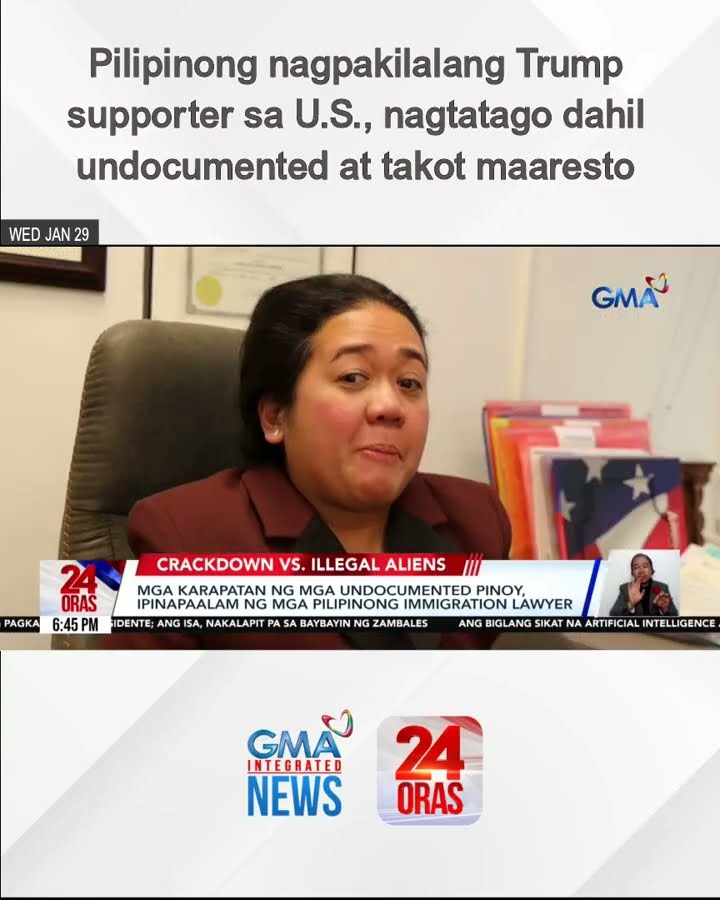Pilipinong nagpakilalang Trump supporter sa U.S., nagtatago dahil undocumented at takot... | 24 Oras