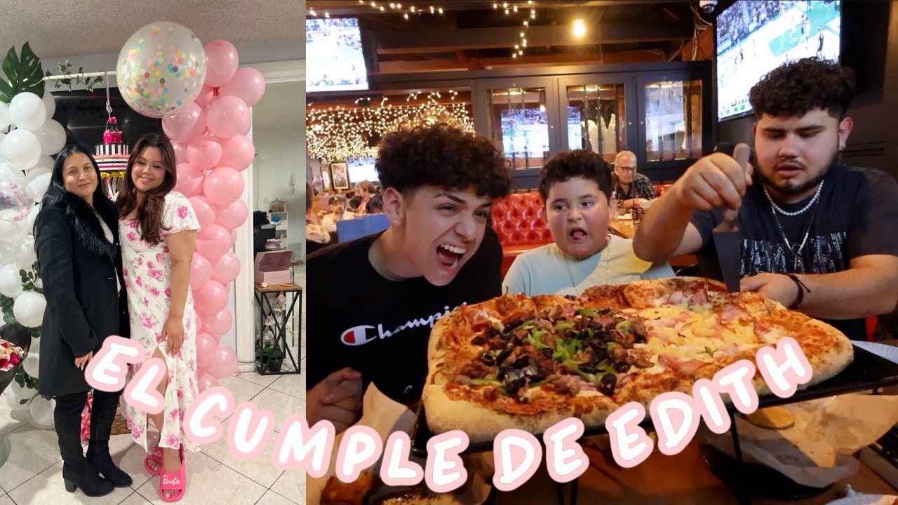 Festejando el cumple de edith