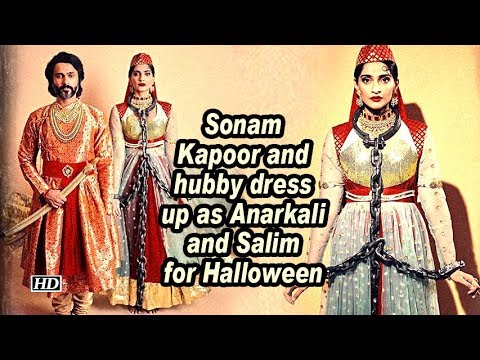 Sonam Kapoor and hubby dress up as Anarkali and Salim for Halloween