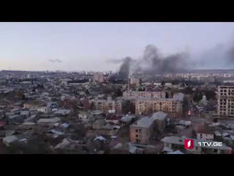 ისანში, მეორადი ტექნიკის საწყობში ხანძარია