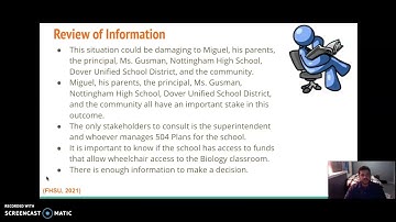 EDL 853 Case Study Part 1 Jack Sampel