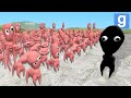 100 NUGGETS vs 1 FULLY GROWN! (Garry's Mod Sandbox)