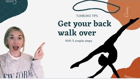How to get your back walkover in ONE DAY!! * tutorial ￼easy and fast!!