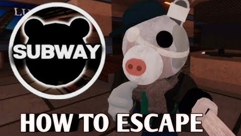 HOW TO ESCAPE FROM SUBWAY MAP(PIGGY: THE LOST BOOK CHAPTER 1) + ENDING CUTSCENES.