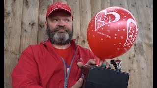 Bursting Red Balloons Blow To Pop Tangobaldy Fun For Louise