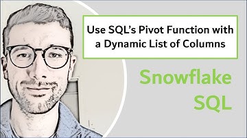 Use Snowflake’s Pivot Function with a Dynamic List of Columns