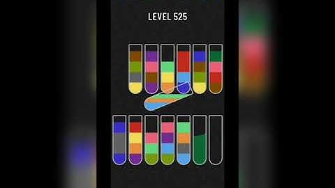 Water sort puzzle level 525