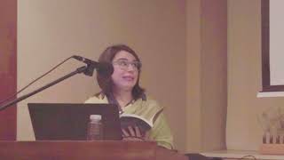 Katia Chornik introducing her book "Music and Political Imprisonment in Pinochet's Chile"