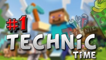 Technic Time! - Getting Started, Ores and Rubber! Part 1 (Minecraft)