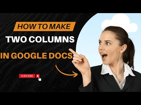 How to make two columns in Google Docs | Two columns in Google Docs ...