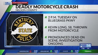 Oklahoma man killed in motorcycle crash on Bluegrass Parkway