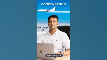 What Are Contrails? Explained by @navrangpilot | Aviation Science in 30 Seconds #shorts #viralvideo
