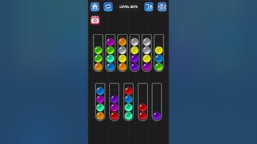 Ball Sort Puzzle by Guru Game: Levels 6071, 6072, 6073, 6074, 6075