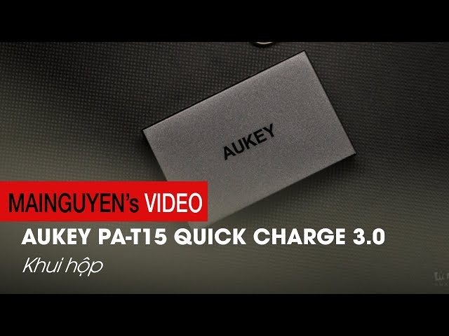 Mở hộp adapter 5 cổng sạc Aukey PA-T15 có QC 3.0, AiPower, 60W - www.mainguyen.vn