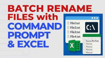 📂 Batch Rename Files in Seconds! 🚀  CMD + Excel Tutorial 💡 (Step-by-Step)