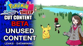 Beta Unused Content of Pokemon Sword and Shield | Pokemon Cut Content