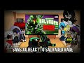 Sans AU react to Salvaged Rage • FNAF song part 19. (⚠️My AU⚠️)