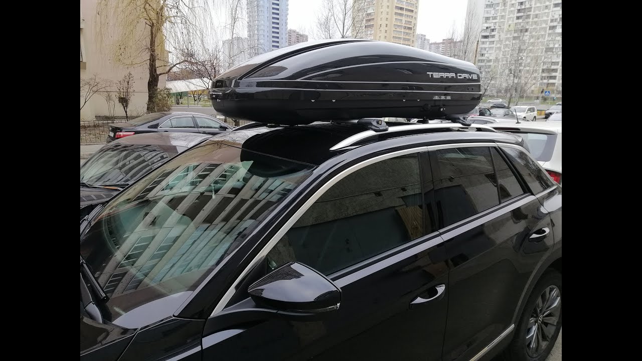 Roof rack bars with railing for Volkswagen T-Roc 