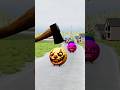 Big &amp; Small Moon Cars vs Giant Axe - BeamNG.Drive