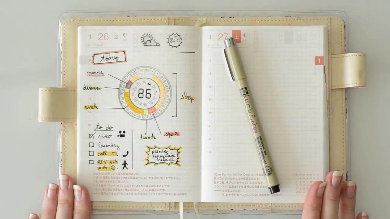 [Hobonichi Techo] Plan With Me - Back to Basic