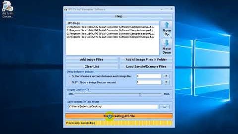 How To Use JPG To AVI Converter Software