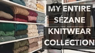 My ENTIRE Sézane knitwear collection | Best Sézane knits | Most worn sweaters | spring knits