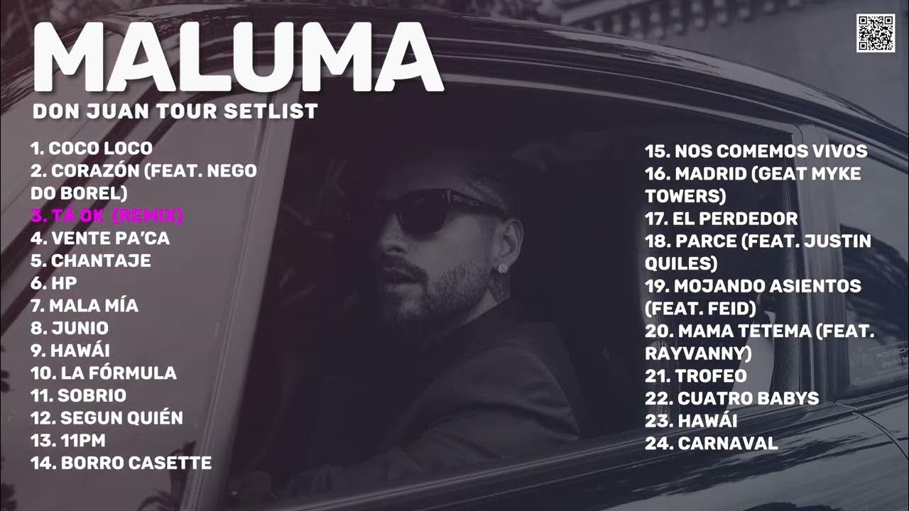 maluma tour setlist 2023