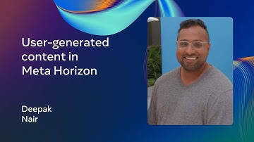 User-Generated Content in Meta Horizon
