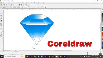 Designing a DIAMOND Logo in CorelDraw Made EASY!