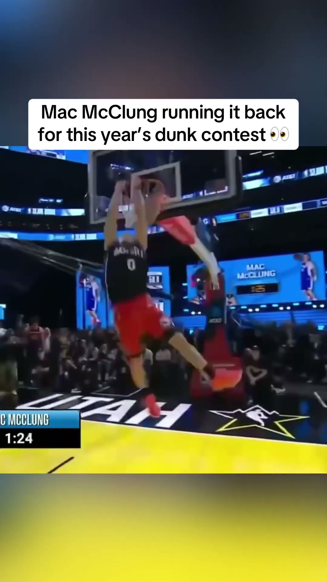 Mac McClung will be going for a three-peat ?