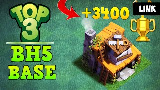NEW TOP 3 BH5 Base with Copy Link 2022 | BH5 Anti 1 Star Base (Builder Hall 5) | Clash of Clans #3