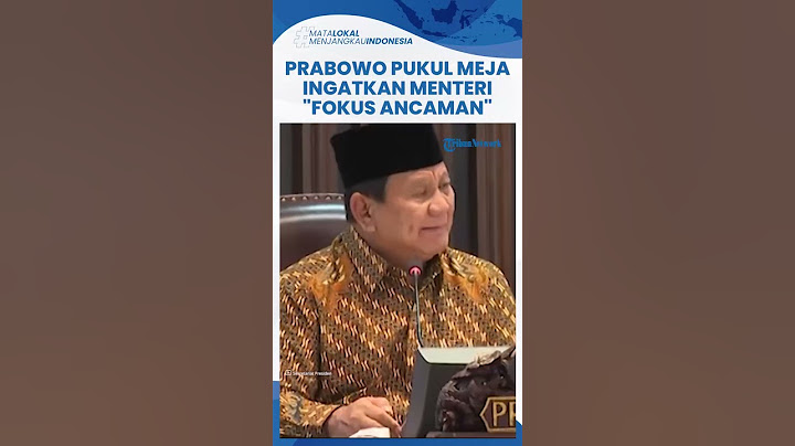 Detik-detik Prabowo Pukul Meja Minta Menteri Fokus Urusi, Pendidikan, Kesehatan & Makan Siang Gratis