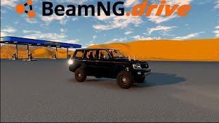 محاكي الحوادث BeamNG DRIVE \ تطعيس تغريز+ test nissan vtc + نيسان فتك + ماب الصحراء + desert map