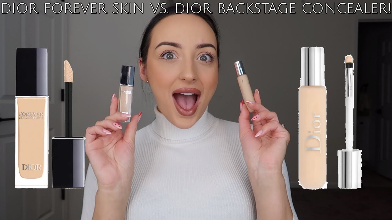 Dior Forever Skin Correct Full Coverage Concealer vs. Dior Backstage ...